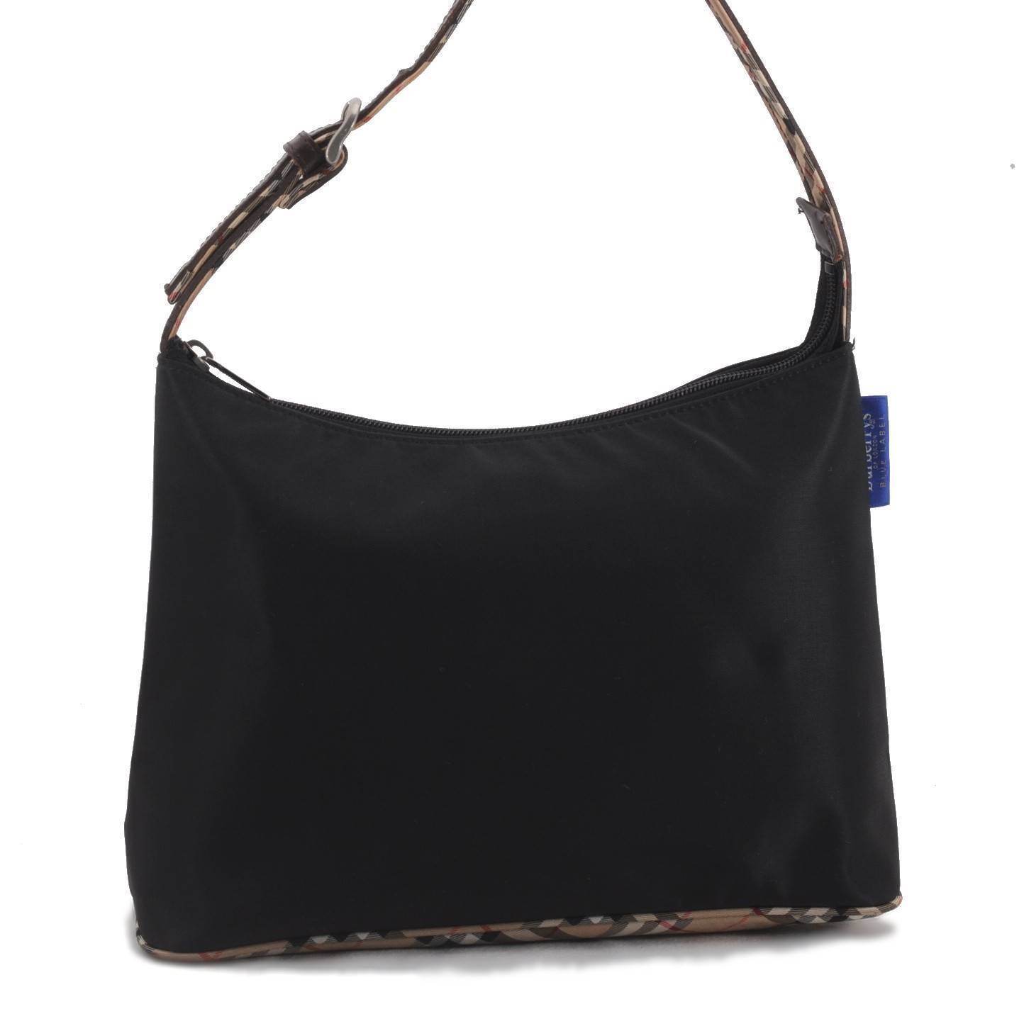 BURBERRY Blue Label Canvas Leather Shoulder Bag