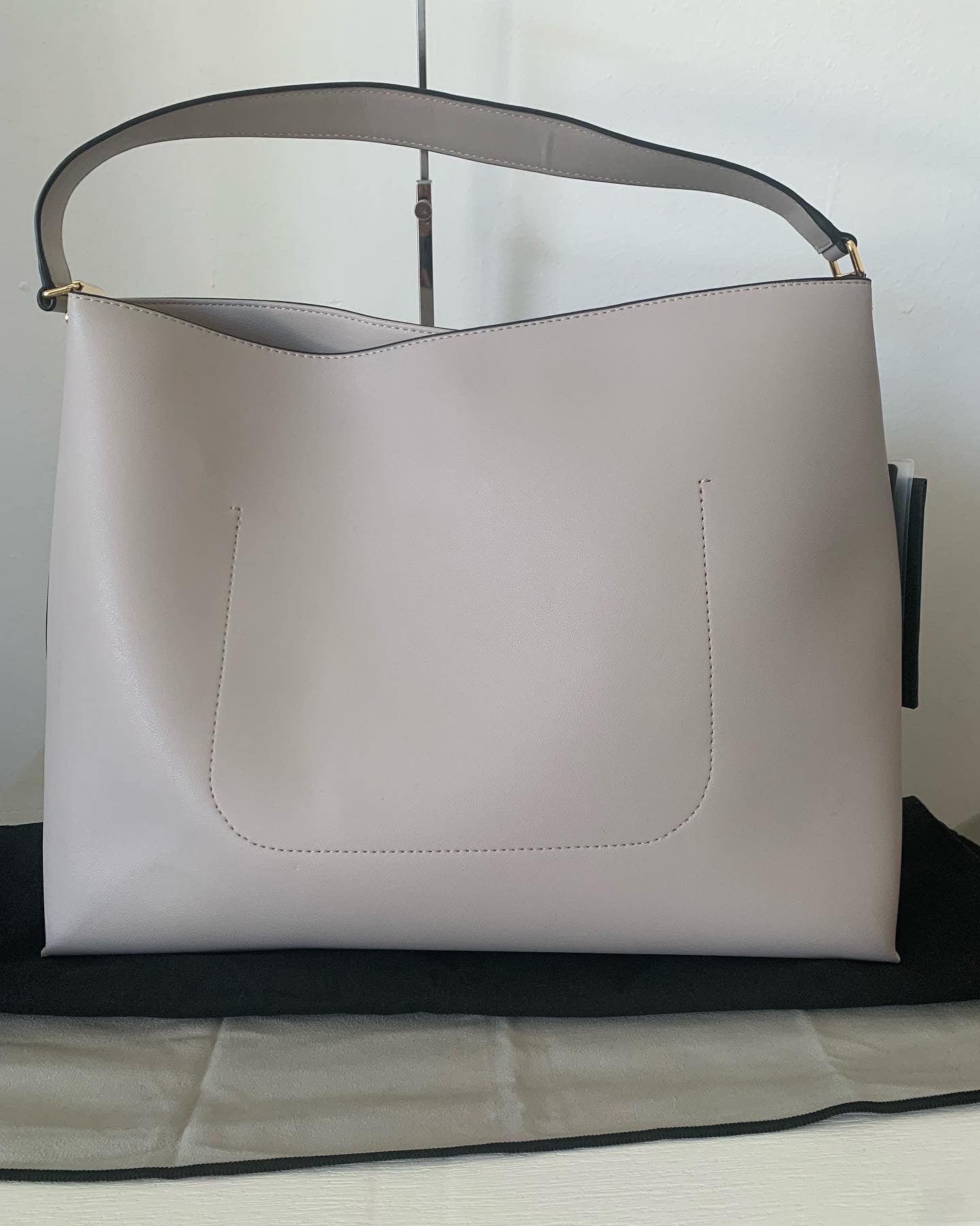 Armani Exchange Hobo bag beige